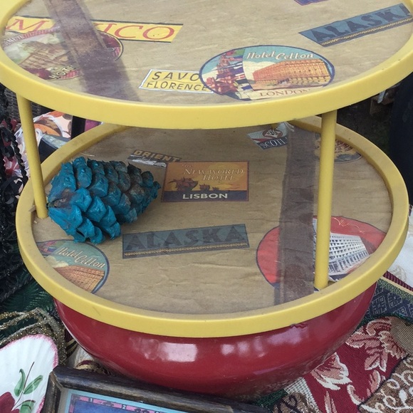 ⚜️ Vtg RubberMaid Spice Rack Rotating,Orig Party Plan gold - Picture 2 of 14